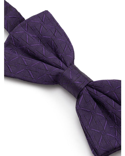 Dolce & Gabbana Purple Silk Bowtie