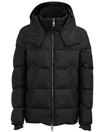 Dolce & Gabbana Black Cotton Full-Length Jacket