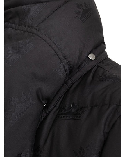 Dolce & Gabbana Black Cotton Full-Length Jacket