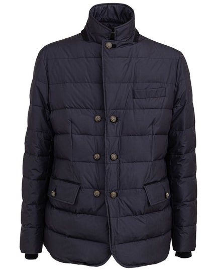 Dolce & Gabbana Blue Polyester Coat