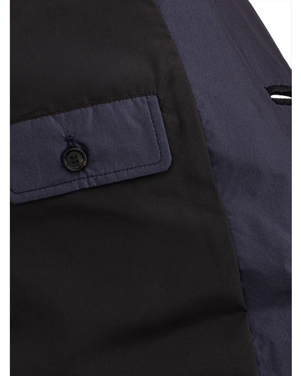 Dolce & Gabbana Blue Polyester Coat