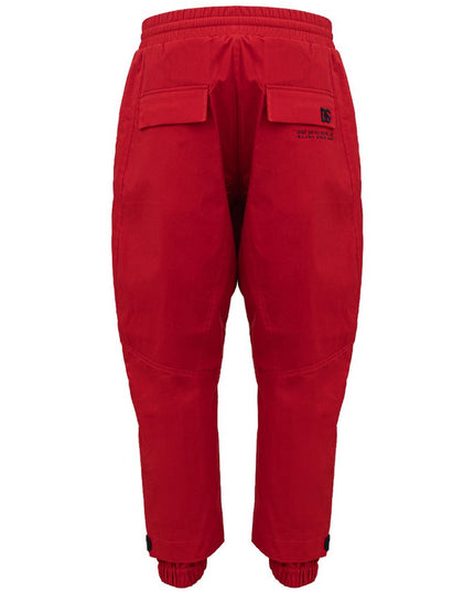 Dolce & Gabbana Red Polyamide Athletic Pants