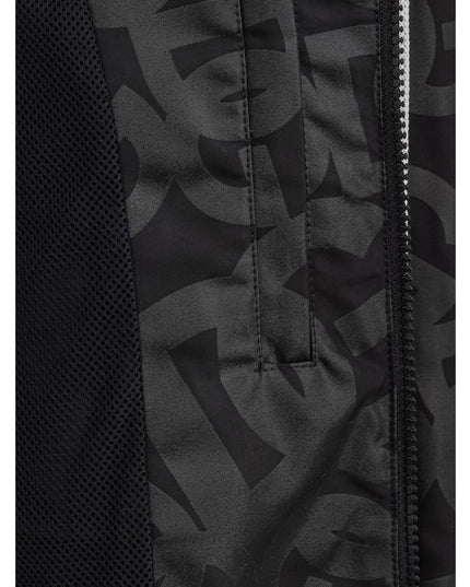 Dolce & Gabbana Black Polyester Shell Jacket