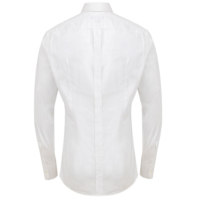 Dolce & Gabbana White Cotton Dress Shirt