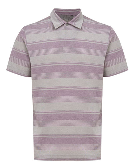 Canali Gray Cotton Polo Shirt