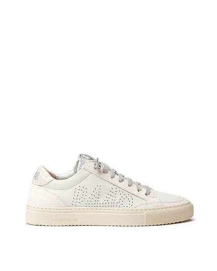 P448 White Leather T-Shirt