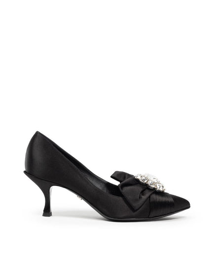 Dolce & Gabbana Black Viscose Pumps
