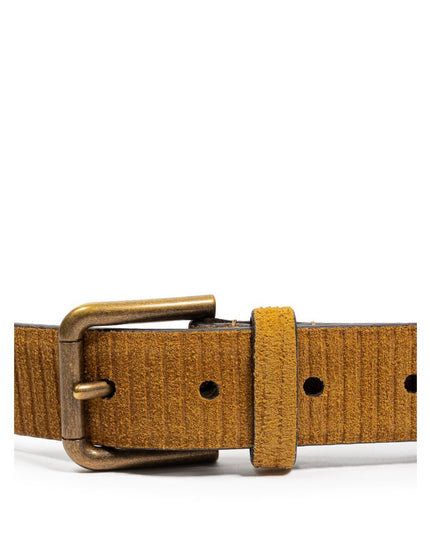 Dolce & Gabbana Brown Leather Regular Belt