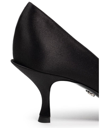Dolce & Gabbana Black Viscose Pumps