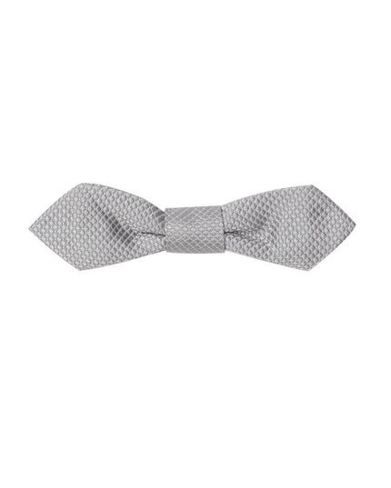 Dolce & Gabbana Gray Silk Bowtie