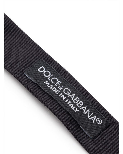 Dolce & Gabbana Black Silk Bowtie
