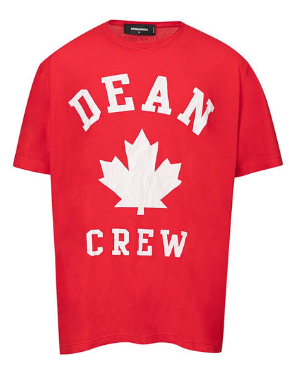 Dsquared² Red Cotton T-Shirt