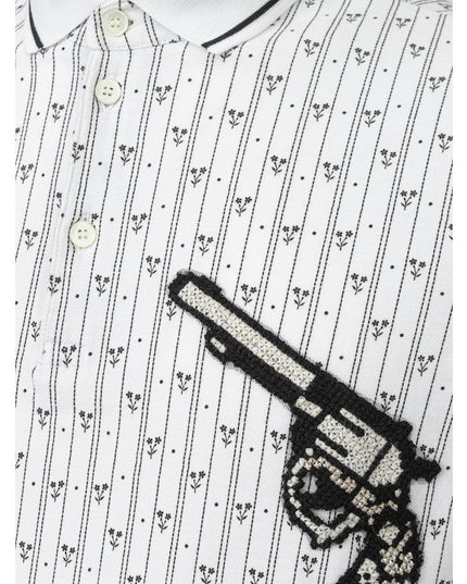 Dolce & Gabbana White Cotton Polo Shirt