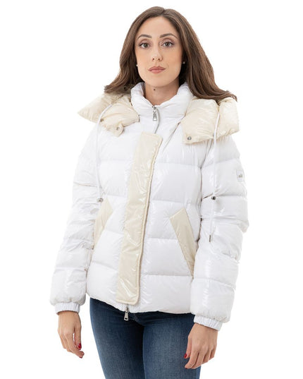 Add White Polyamide Coat