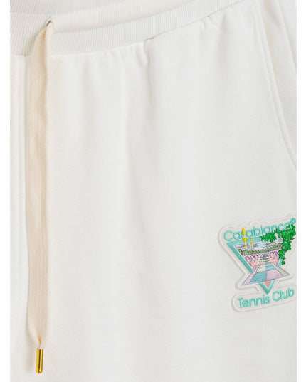 Casablanca White Cotton Athletic Pants
