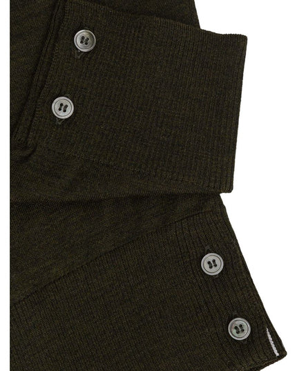 Thom Browne Green Wool Sweatshirt