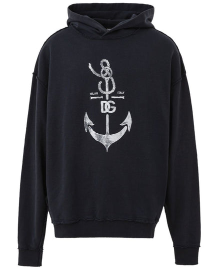 Dolce & Gabbana Blue Cotton Sweatshirt