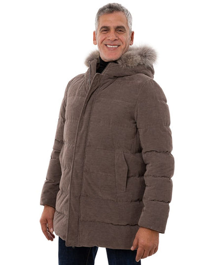 Herno Brown Cotton Bomber