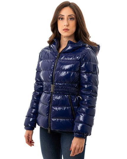 Herno Blue Polyamide Coat