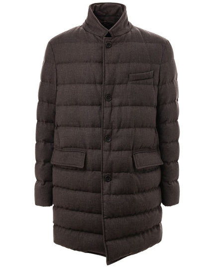 Herno Brown Wool Jackets & Coat