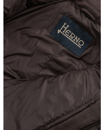 Herno Brown Wool Jackets & Coat