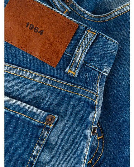 Dsquared² Blue Cotton High-Waisted Jean