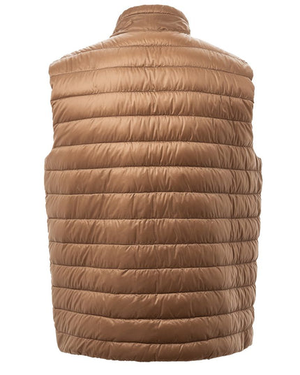 Herno Brown Polyamide Sleveless Jacket