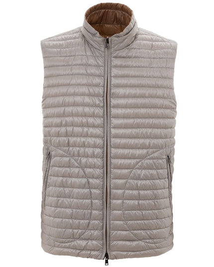 Herno Brown Polyamide Sleveless Jacket