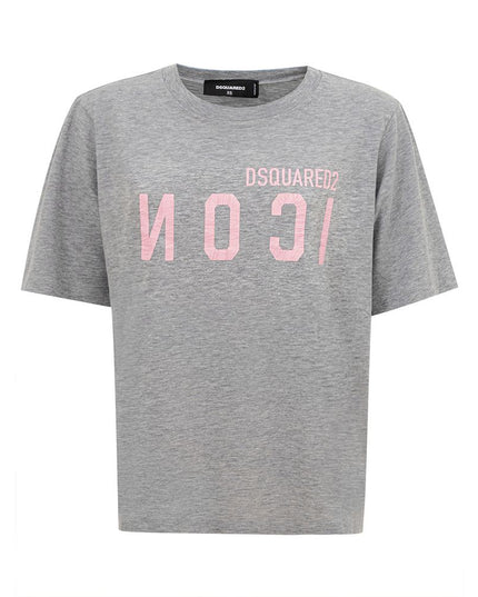 Dsquared² Gray Cotton T-Shirt
