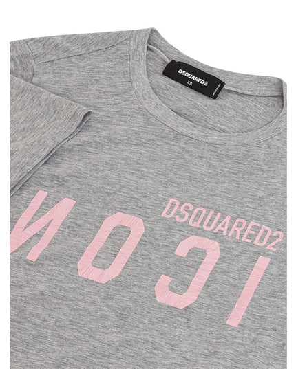 Dsquared² Gray Cotton T-Shirt