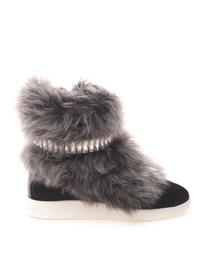 Giuseppe Zanotti Black Neoprene Chunky Sneakers