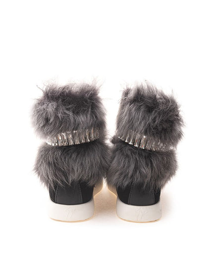 Giuseppe Zanotti Black Neoprene Chunky Sneakers