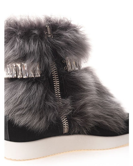 Giuseppe Zanotti Black Neoprene Chunky Sneakers