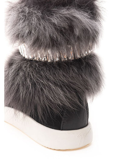 Giuseppe Zanotti Black Neoprene Chunky Sneakers