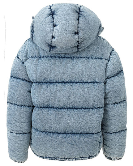 Miu Miu Blue Polyester Coat