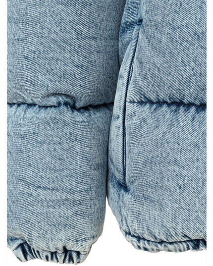 Miu Miu Blue Polyester Coat