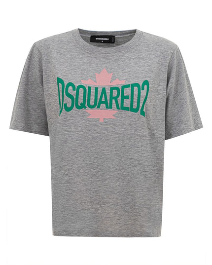Dsquared² Gray Cotton T-Shirt