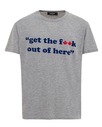 Dsquared² Gray Cotton T-Shirt
