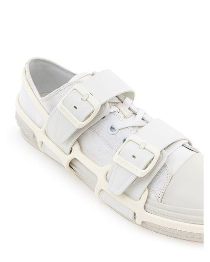 Burberry White Cotton Athletic Sneakers
