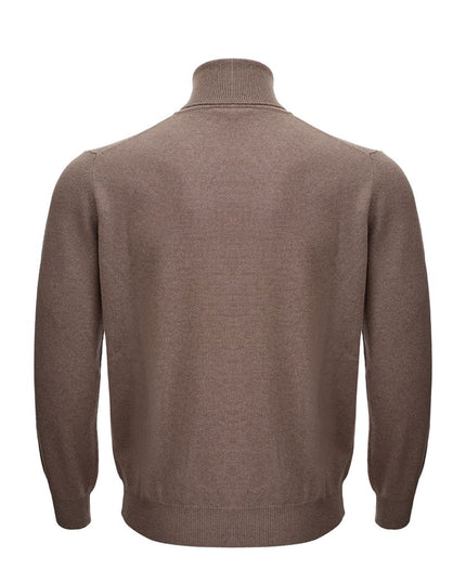 KANGRA Brown Wool Turtleneck