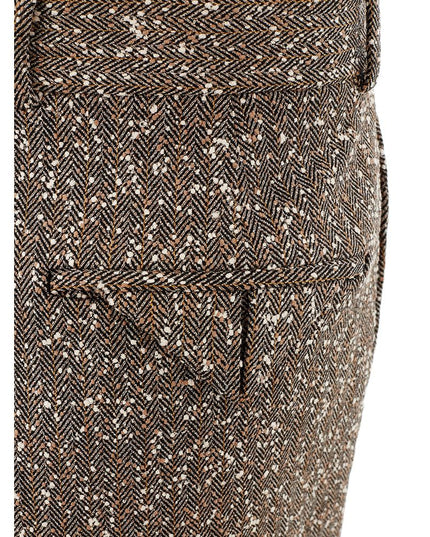 Bottega Veneta Multicolor Viscose Pants for Elegant Evenings