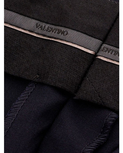 Valentino Black Wool Dress Pants