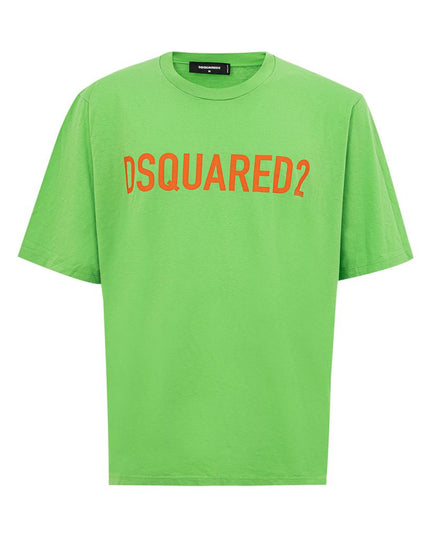 Dsquared² Green Cotton T-Shirt