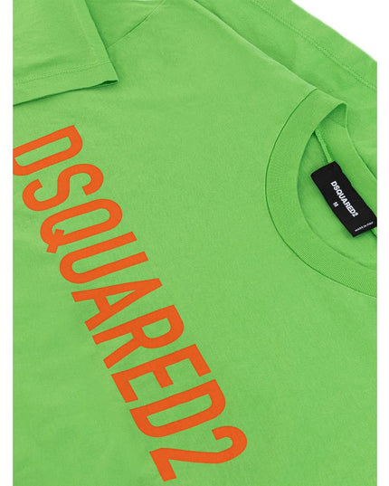 Dsquared² Green Cotton T-Shirt