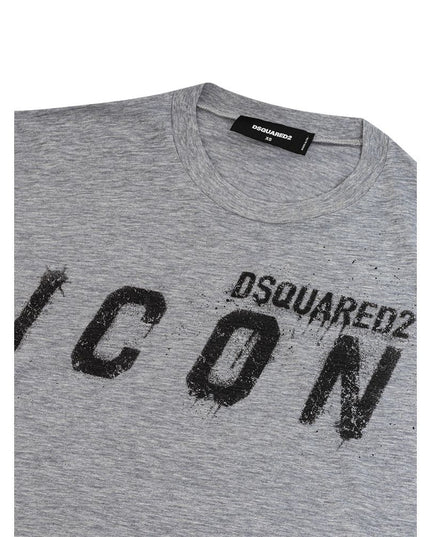 Dsquared² Gray Cotton T-Shirt