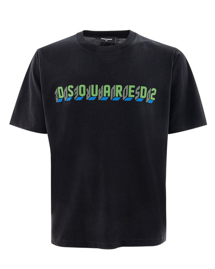 Dsquared² Black Cotton T-Shirt