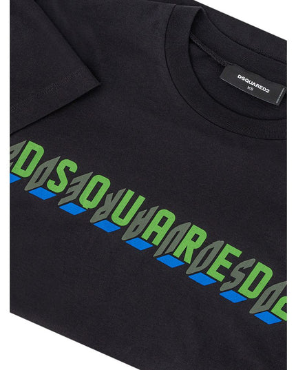 Dsquared² Black Cotton T-Shirt