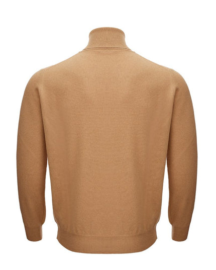 KANGRA Elegant Woolen Brown Sweater for Men