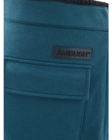 Ambush Blue Cotton Athletic Pants
