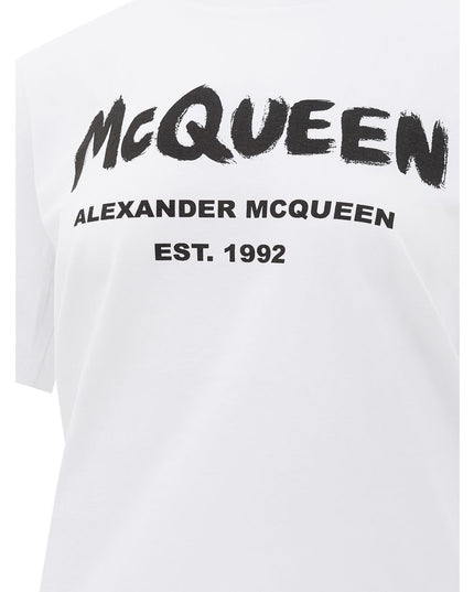 Alexander McQueen White Cotton T-Shirt